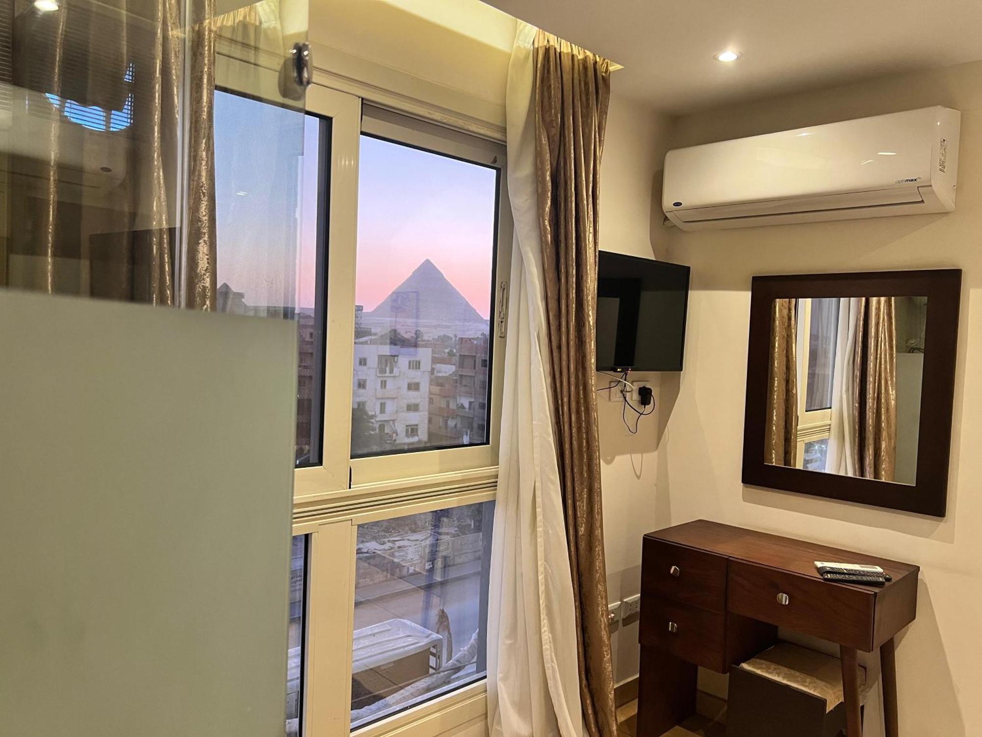 King Khafren View Inn Kafret el-Gabal Zewnętrze zdjęcie