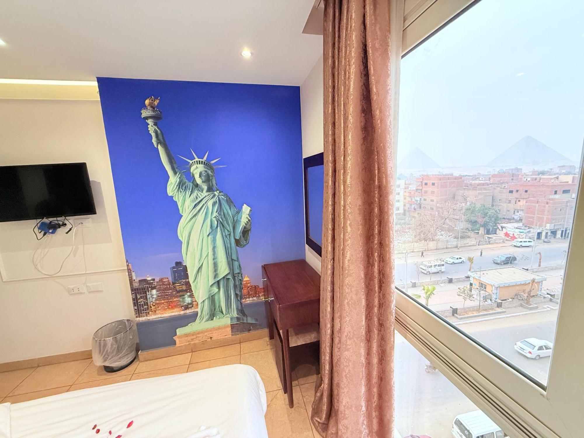 King Khafren View Inn Kafret el-Gabal Zewnętrze zdjęcie
